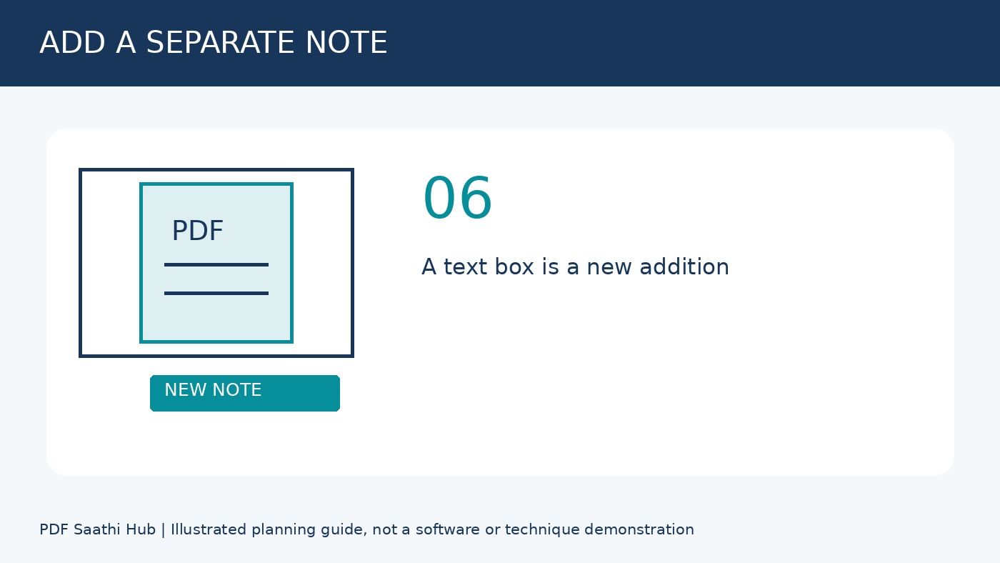 नया text box अलग addition है explanatory diagram