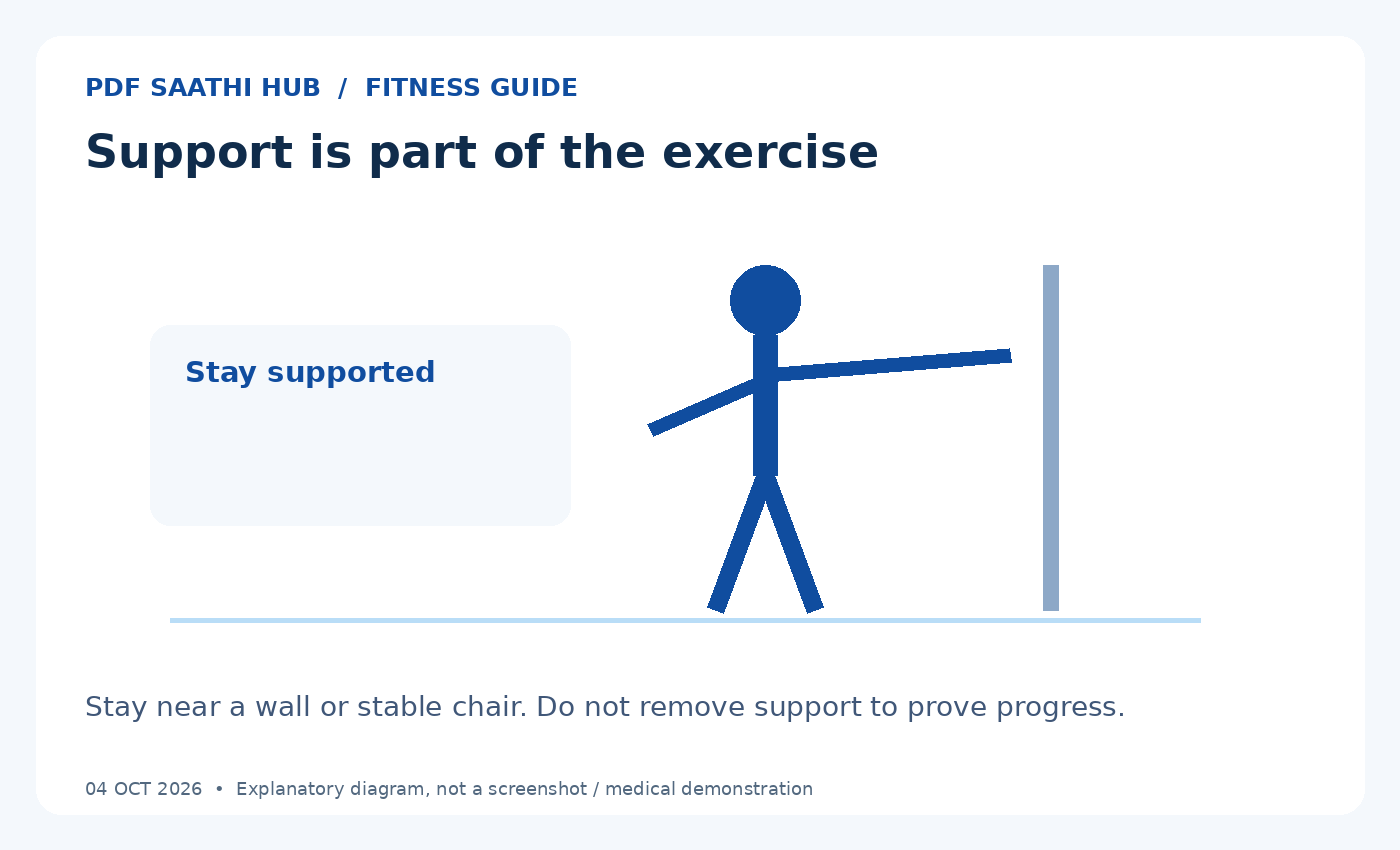 Support is part of the exercise