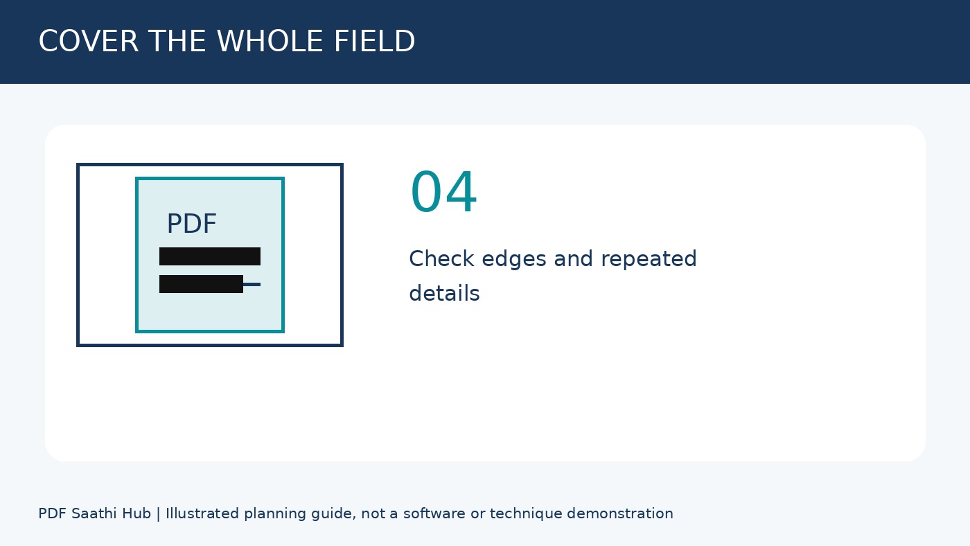 पूरे sensitive field को box में लें explanatory diagram