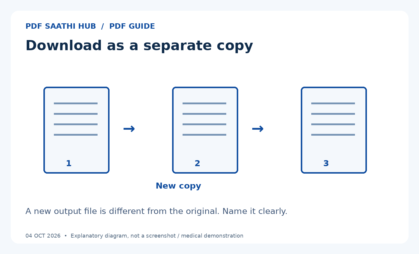 Download as a separate copy