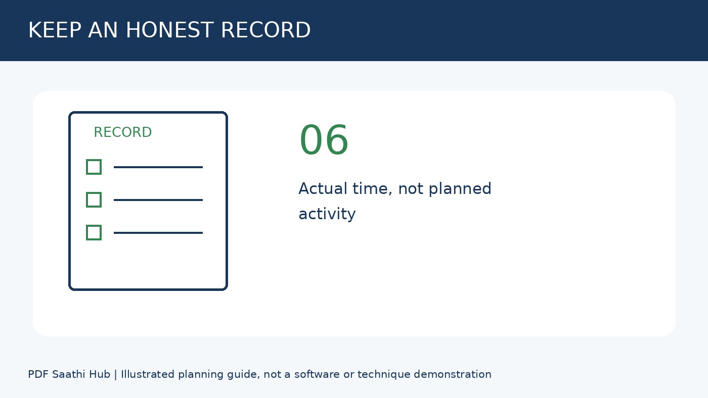 Record में minutes और days अलग रखें explanatory diagram