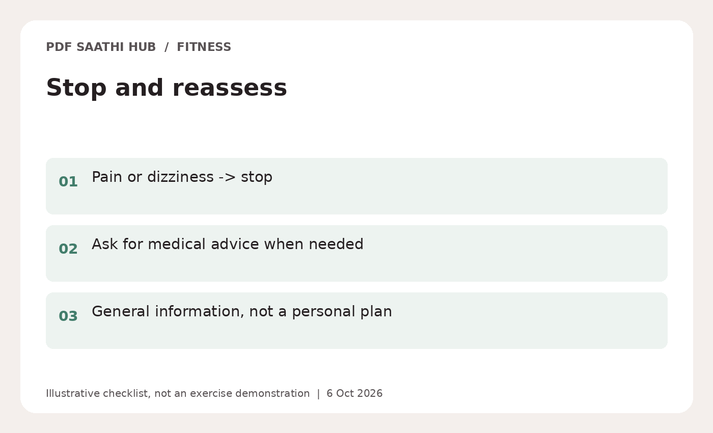 Stop and reassess